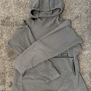 Gray Hooded Melanzana Women’s Fleece